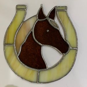 Stained Glass Sun Catcher Horse